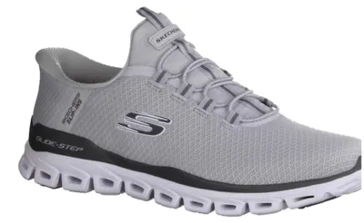 Produktbild von Skechers Glide Step 233010-LTG Noxus Herren Sneaker, Slip Ins, Textil, Grau - Marken Skechers, Grau