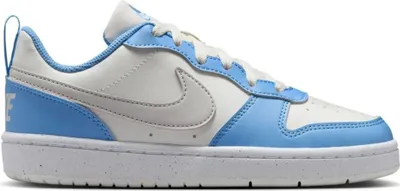 Immagine prodotto di Nike Court Borough Low Recraft: scarpe sportive basse per bambini, sneakers, modello sportivo con lacci, colore bianco, ideali per il tempo libero