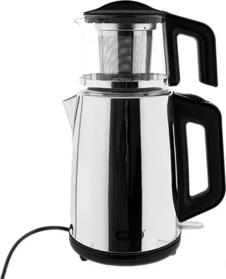 Produktbild von Mulex Tee Express 2-in-1 Teekocher & Wasserkocher aus Edelstahl - 1,2L + 2L