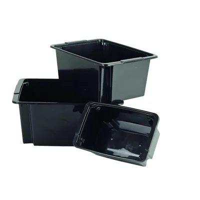 Image de 12 x Multibox 5 litres Boîte gerbable et emboîtable Rangement Boîtes en plastique Caisse en plastique
