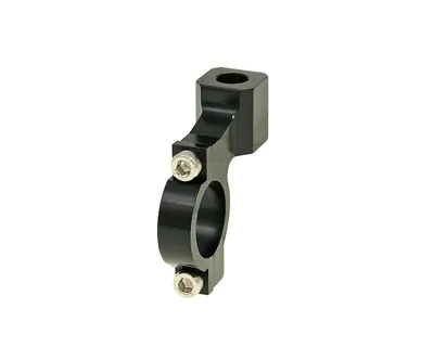 Zdjęcie produktu dla Mocowanie lusterka CNC 22 mm / gwint lewy M10 - czarne