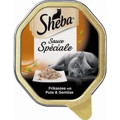 Produktbild von Sheba Cat Food with Turkey and Vegetables, 85g