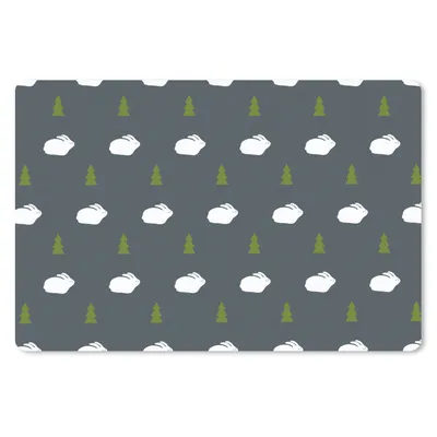 Produktbild von MuchoWow® Mauspad Mousepad Bäume - Kaninchen - Muster 27x18 cm - Mousepads - Maus Mat - Pad - Mausunterlage - Büroartikel - Desk Matten