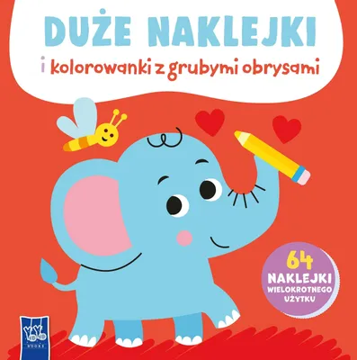 Image de Duże naklejki i kolorowanki z grubymi obrysami