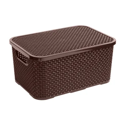 Produktbild von Branq Korb Rattan 7l - anthrazit