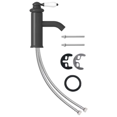 Image de Robinet de lavabo de salle de bain Gris 130x180 mm
