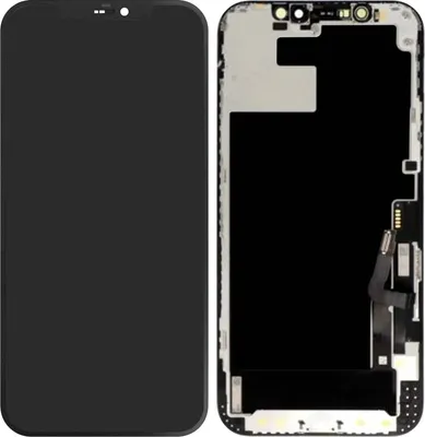 Zdjęcie produktu dla Clappio, wyświetlacz LCD + ekran dotykowy do Apple iPhone 12 / 12 Pro, czarny