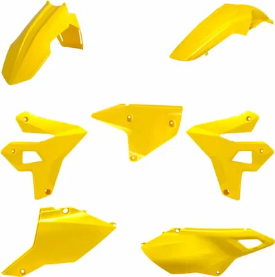 Immagine prodotto di Kit 7 carene POLISPORT giallo per Suzuki DR-Z