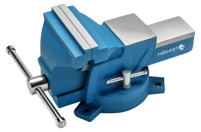 Produktbild von Schwenkbarer Schraubstock 150 mm, Sphäroguss – Schraubzwinge Högert Technik