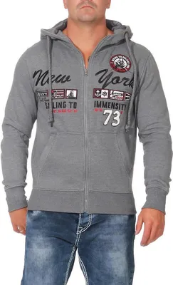 Immagine prodotto di Felpa con cappuccio da uomo con cappuccio e pullover; grigio scuro S