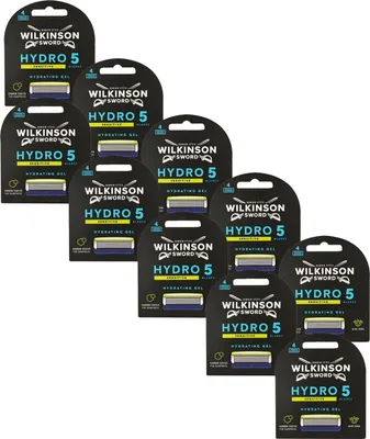 Produktbild von Wilkinson Hydro 5 Hydrating Gel Sensitive Rasierklingen, 4er Pack x 10