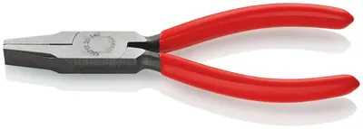 Produktbild von Knipex 20 01 140 Electrical &amp; precision engineering Flat nose pliers Straight Chromium-vanadium electric furnace steel 140 mm