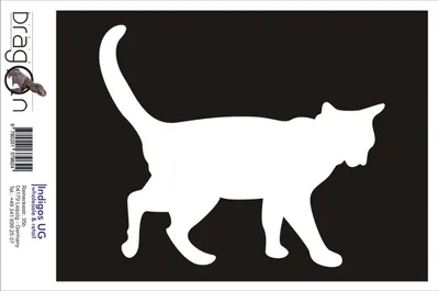 Produktbild von Aufkleber / Autoaufkleber - JDM / Die cut / Auto / OEM - Katze 130x110mm gold - Heckscheibe / Heckscheibenaufkleber