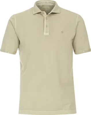Produktbild von REDMOND Vintage-Poloshirt ohne Brusttasche Beige 4XL