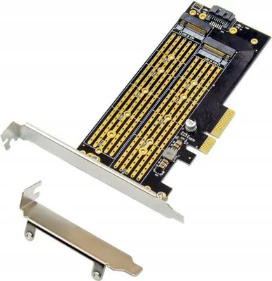 Obrázok produktu pre Microconnect MC-PCIE-X4M2, Pcie, M.2, PCIe 3.0, Čierna, Server, Pasívny