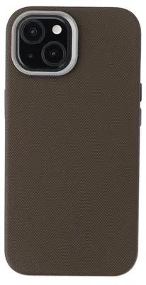 Immagine prodotto di Custodia posteriore Accezz con supporto magnetico MagSafe per Apple iPhone 15 - Marrone