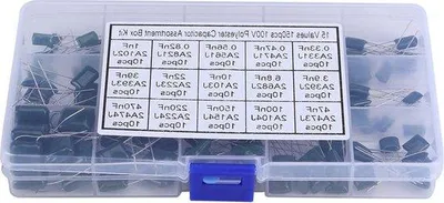Produktbild von Polyesterfilmkondensatoren 100V 0.33nF-470nF Assortiment
