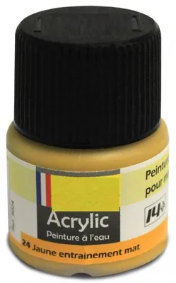Produktbild von Heller 9024 -  Peinture Acrylic 024 jaune entrainement mat, 12ml - Neu