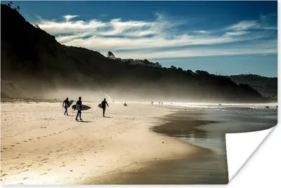 Produktbild von MuchoWow® Poster Surfer am Strand 30x20 cm - Plakate - Print