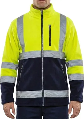 Produktbild von Warnschutzjacke aus Polar Fleece 280g/m² gelb M