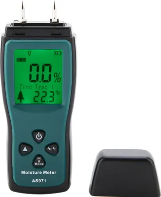 Image de SMART SENSOR AS971 Testeur numérique d'humidité du bois à affichage LCD 0~40��