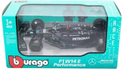 Image de BBURAGO Mercedes AMG F1 #63 (Russel) Modèle réduit de voiture de sport Préassemblé 1:43