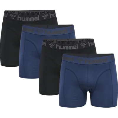 Produktbild von hummel  Boxershorts 4er-Pack elastischer Bund Jersey-Stoff Größe: S