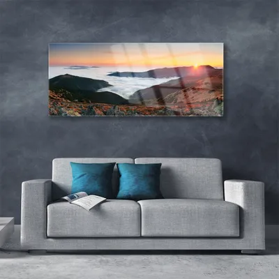 Produktbild von Acrylglasbilder 125x50 Wandbild Druck Buchten Landschaft