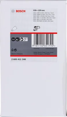 Immagine prodotto di Contenitore per la polvere Bosch con filtro nero