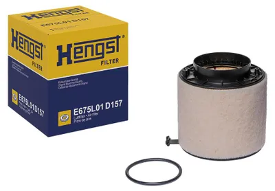 Image de Filtre à air HENGST E675L01 D157 pour AUDI A4 Avant (8K5, B8)