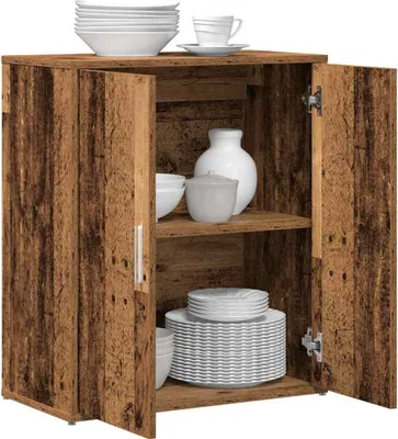 Obrázok produktu pre vidaXL Komoda, 2 ks, staré drevo, 60 x 31 x 70 cm, drevotrieska