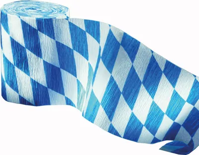 Produktbild von Kreppband 10m/3St. Bayern schwer entflammbar