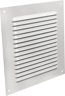 Produktbild von Lüftungsgitter LG 2020 LW Lamellengitter Weiss 200 x 200mm Zuluft Abluftgitter