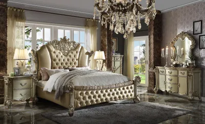 Produktbild von Schlafzimmer Set Nachttische Bett 5tlg.