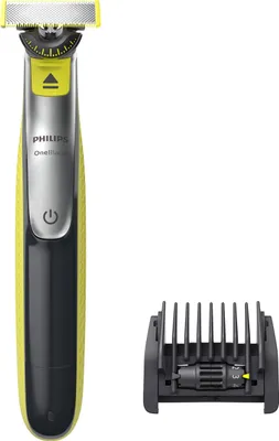 A Philips OneBlade 360 QP2730/20 Face electric shaver and a trimming comb are shown against a white background.
