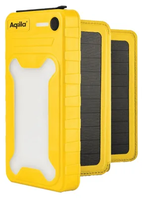 Immagine prodotto di Aqiila® AQPBPBIBS1SG973 Aqiila® POWERBIRD BS10 Solar-Powerbank 10.000 mAh gelb