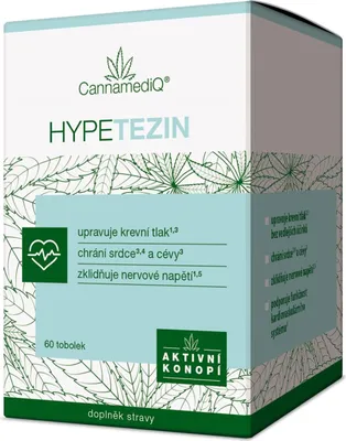 Productafbeelding van CannamediQ Hypetezin 60 tabletten