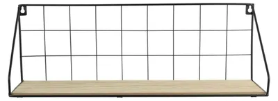 Productafbeelding van KidsDepot Wandplank - Metaal met houten plank