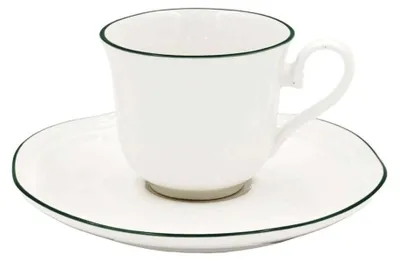 Productafbeelding van La Porcellana Bianca Teresa set van 6 kopjes met schotel 90 ml NPCU10427009P00