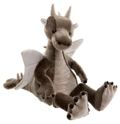 Plüsch-Drachenteddybär mit Glitzerflügeln, 28 cm