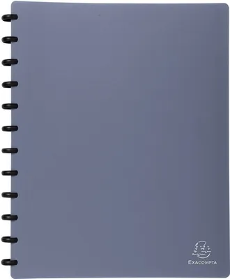Produktbild von Sichtbuch A4 30 Hüllen grau Packung mit 4 Stück