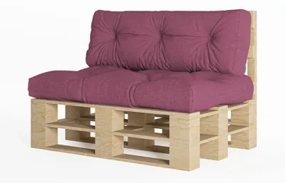 Imagen del producto de Juego de 2 cojines para muebles de palet europeo