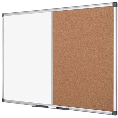 Produktbild von Kombitafel Maya Kork/Whiteboard-Melamin 150x120cm