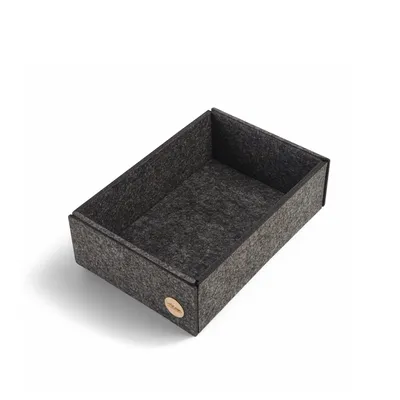 Produktbild von Aufbewahrungsbox CLEAN Filz 25 x 17 x 8 cm ohne Deckel in anthrazit meliert