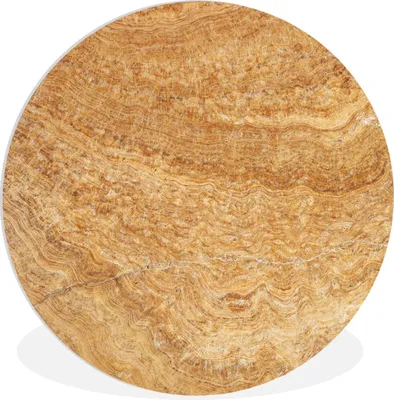 Produktbild von MuchoWow® - Wand-Kreis - Wohnzimmer - Bild - Runde - Wanddeko - Dibond - Kunstdrucke