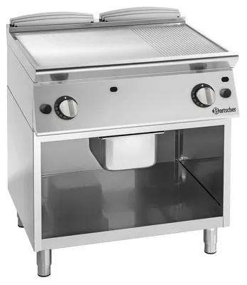 Produktbild von Griddleplatte Serie 900 / glatt,gerillt / B800