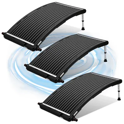 Immagine prodotto di 3x riscaldatore solare collettore solare riscaldatore piscina acqua calda 110x69x14cm