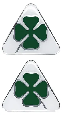Produktbild von Alfa Romeo 3D Aufkleber Kleeblatt grün 95x85mm, Auto Sticker, Dekoration