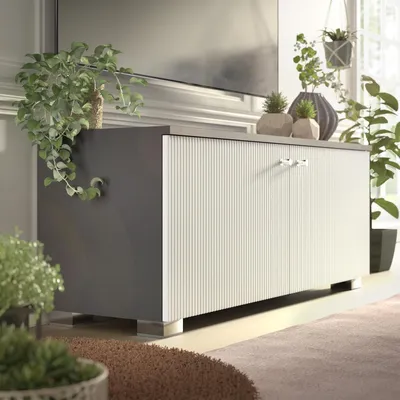 Produktbild von 4er Set Möbelfüße Motel 35 mm 65 x 65 mm poliertes Chrom Aluminium