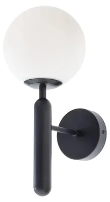 Productafbeelding van HAIKU AP 1X28W E14 wandlamp - Zwart